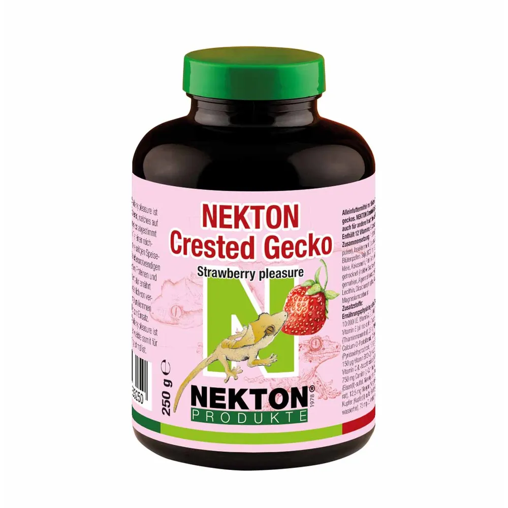 Nekton Crested Gecko jordbær 250 g - Foder til frugtædende gekkoer